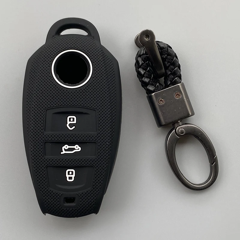Key Case Key Case Cover Car Key Shell Flip Key Fob Shell Silicone For vw volkswagen tiguan touareg eHybrid