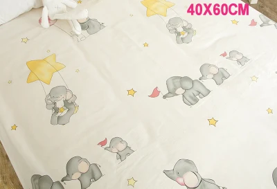 40x60CM Детская Хлопковая наволочка для маленьких мальчиков и девочек, наволочка для детской кроватки для новорожденных - Цвет: 40x60CM