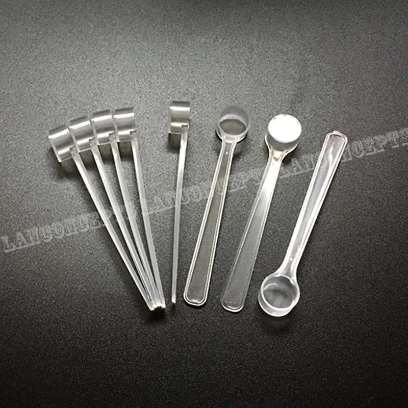 Longhandle1MLPlasticSpoon05gPPScoop05gramMeasuringScoop