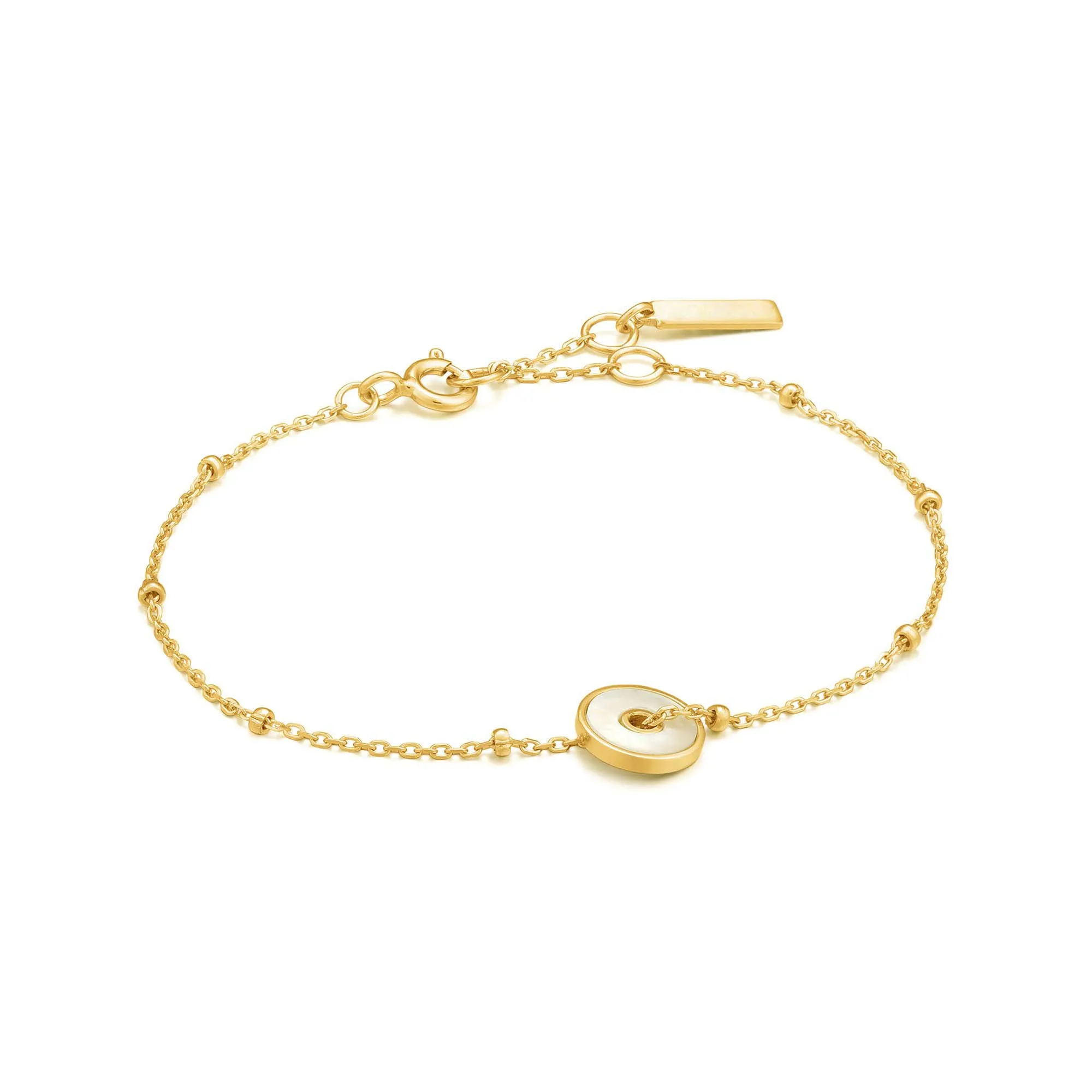 Pearl Disc Bracelet 