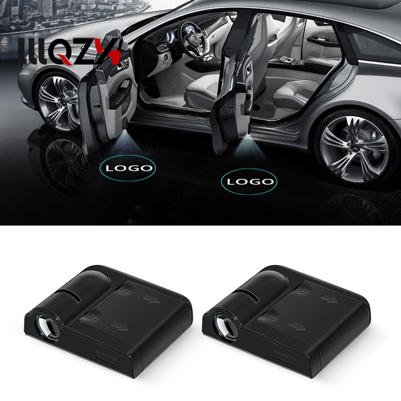 

1PCS Wireless Led Car Door Welcome Laser Projector Logo Ghost Shadow Lights For Skoda Mini Seat Kia Citroen Ford Sline Opel TRD