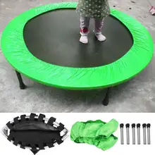 38 дюймов мини-батут, Крытый мини-складной бесшумный батут для детей, взрослых, домашний батут, развлекательное оборудование для фитнеса