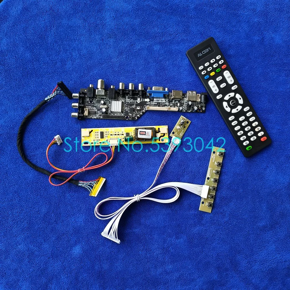 2-CCFL набор для платы ЖК-контроллер 1920*1080 Для M240HW01/M215HW01/M215HW03 монитор DVB цифровой