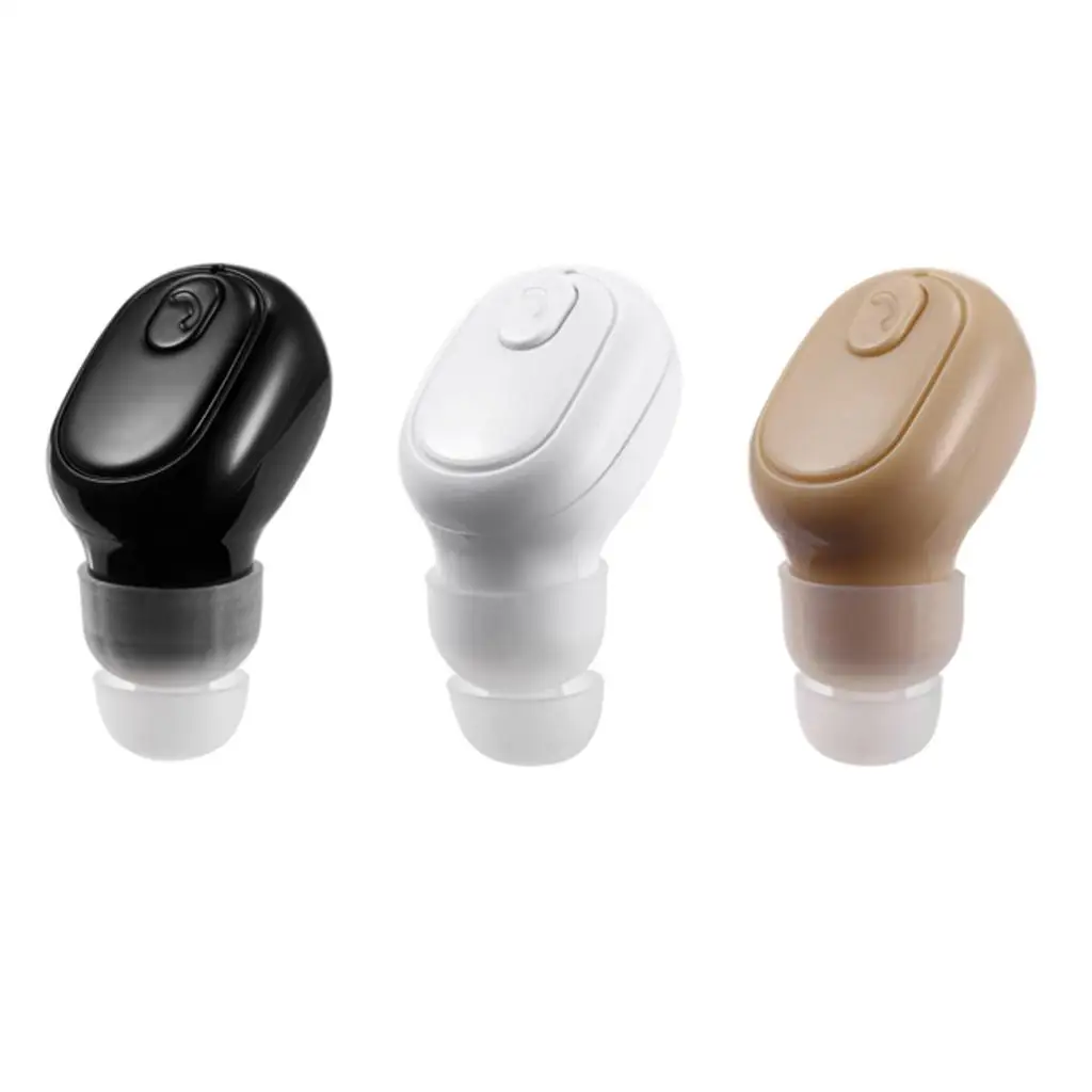 Bluetooth Earpiece V5.0 Mini Single Bluetooth Earbud Smallest Wireless Headphones Noise Cancelling Mic