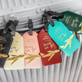 

Aircraft Imitation Leather Luggage Tag Listing Men And Women Suitcases Tag Consignment Business Card Bag Pendant Boarding Pass