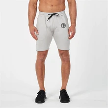 Новые модные мужские спортивные шорты летние Брендовые повседневные хлопковые мужские тренажеры фитнес спортивные брюки тренировка для бегунов короткие штаны