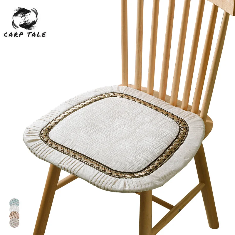 Chenille Chair Cushions Seat Pad Nonslip Pad Sponge Seat Cushions For
