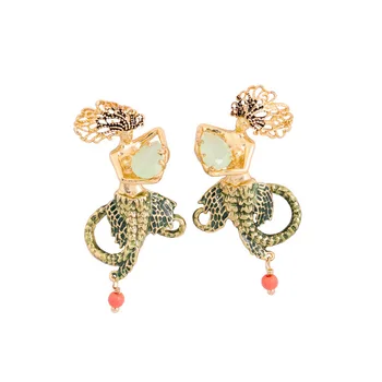 

earrings gem
