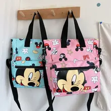 Сумка-мессенджер Disney с Микки, модная классическая Вместительная дорожная сумочка на плечо с мультяшным рисунком Сумка-мессенджер Disney с Микки, модная классическая Вместительная дорожная сумочка на плечо с мультяшным рисунком