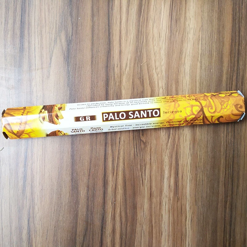 Palo Santo Медитация Индийские благовония Palo Santo кокос белый шалфей ладан палочки Лаванда палочка благовония опционально Курильница Медь - Аромат: Palo Santo