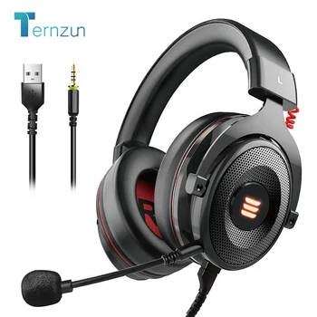 

E900 Gaming Headset 7.1 Surround Wired Bass Gamer Headphones With Noise Cancelling Detachable Mic For PC/Xbox/PS4/Phone/Switch