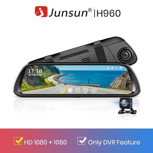 H960 DVR Junsun A960 Android 8,1 ADAS 2G+ 32G 1" СТРИМ медиа dash cam камера Автомобильная камера рекордер dvr dashcam gps навигация 1080P wifi - Название цвета: H960 DVR