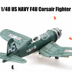 1/48 весы WWII США темно-синий F4U Corsair боец пластиковый авиационный самолет в сборе модель самолета случайный цвет