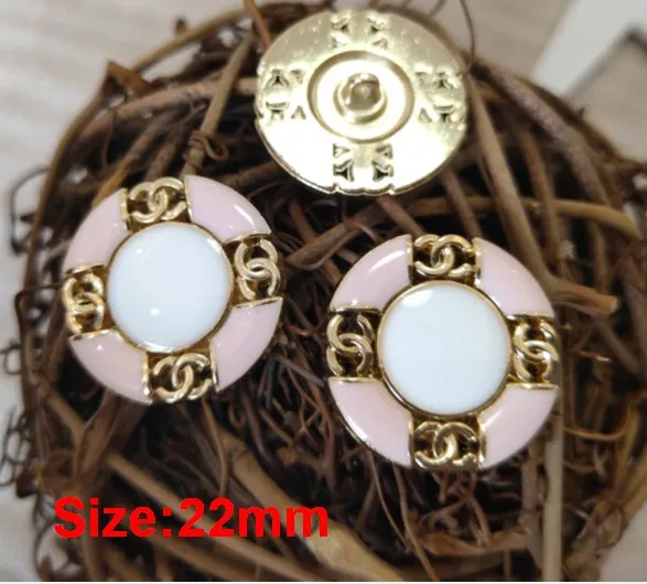 NO13 Size 22mm Новинка 10 шт. высококачественная металлическая куртка в форме сердца с капельным маслом и пуговицами аксессуары пальто свитер рубашка кнопка 18 мм - Цвет: NO13 Size 22mm