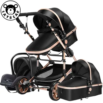 

Stroller 3 Baby in 1 for newborn baby stroller High Landscape Stroller baby pram strollers for 0-36 months baby EU RU free tax
