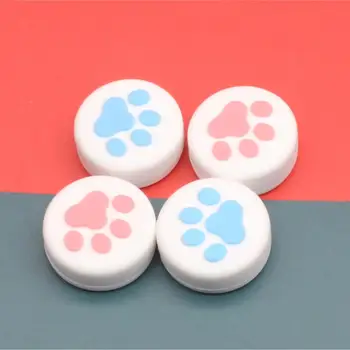

4Pcs/Pack Removable Silicone Analog Thumb Stick Button Grip Cartoon Caps for Nintend Switch Lite and NS Controller Gamepad Cover