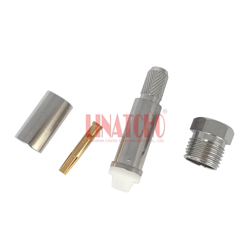 10 pcs sales 50OHM Crimp RG142 LMR195 RG58U Cable FME Female Jack Connector