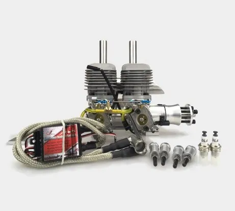 

DLA64i2 64cc Twin Cylinder In line CNC Gasoline Engine for RC Airplane