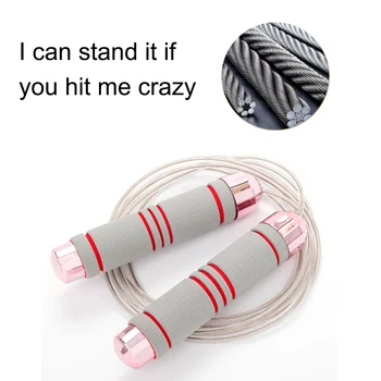 

300 cm Jump Ropes Student Exercise Training Speed Skipping Rope Cable Outdoor Workout Fitness Device with 6 inch Foam Handles