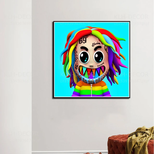 6ix9ine Dummy Boy Album Musik Poster Kreatif Lagu Poster, 60 OFF
