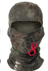 Военная тактическая Балаклава, кепка CP, камуфляжная маска на все лицо, для мотокросса, велоспорта, армии, байкера, головной щит, шапка для мужчин - Цвет: 08