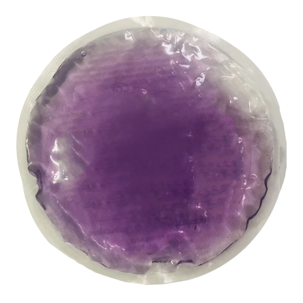 Round Reusable Comfort Gel Ice Pack Hot & Cold Bag Help Reduce The Swelling