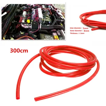 

Universal 5MM ID Silicone Vacuum Hose Gas Oil Fuel Line Tube For Car SUV Truck Motorcycle