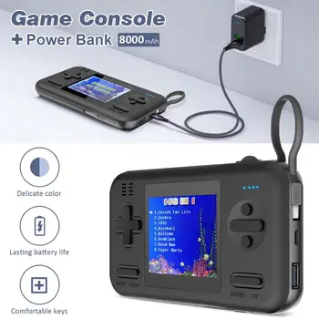 

Handheld Game Console Built-in 416 Games 8000 mAh Power Bank Multifunctional Portable Classic Game Console