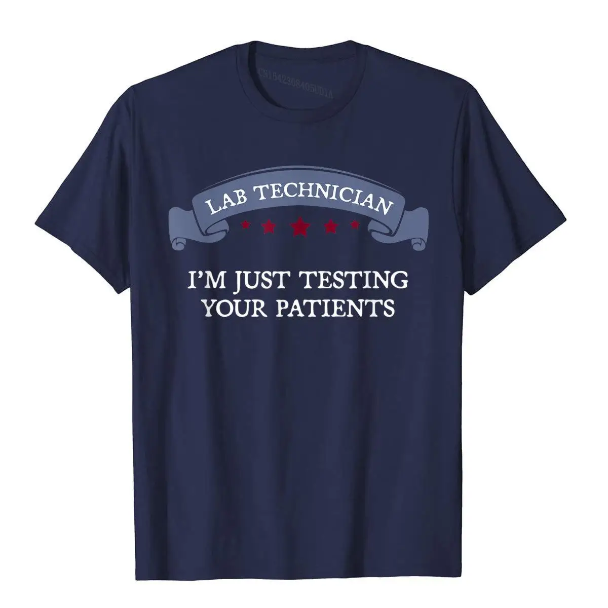 Testing Your Patients - funny lab laboratory week gift T-Shirt__B6626navy
