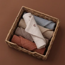 Serviette absorbante pour bébé, mouchoir pour nouveau né, 5 pièces 