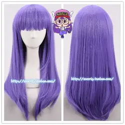 Токио аниме Dr. Slump Arale косплэй парик Arale ролевые игры фиолетовый прямые волосы парик костюмы