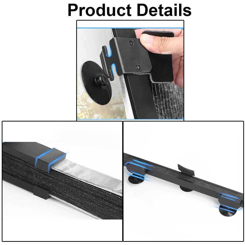 

Replacement Retractable Curtain Accessory Car Protection Front Windshield