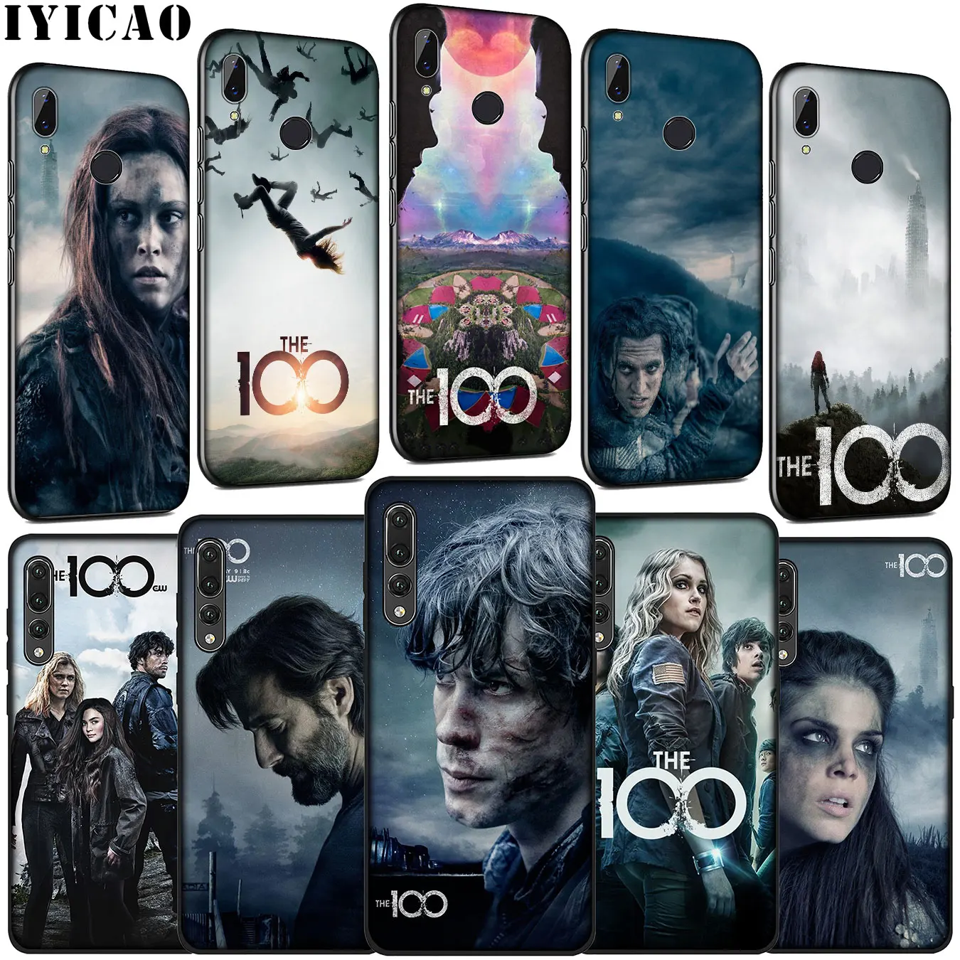 IYICAO Мягкий силиконовый чехол для ТВ 100 Huawei P30 P20 Pro P10 P9 Lite Mini 2017 2016 P Smart Z Plus 2019 |