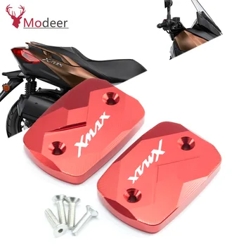

LOGO XMAX Motorcycle Fluid Reservoir Cover For YAMAHA XMAX125 Techmax 2020 XMAX 125 X-MAX Brake Fluid Tank Cap