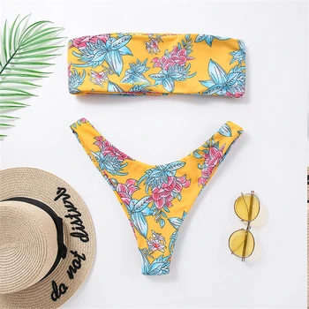 

Womens Bikinis 2020 Mujer Swimming Costume Padded Swimsuit Monokini Push Up Sets Swimwear Swimwear Women clothing swimwear