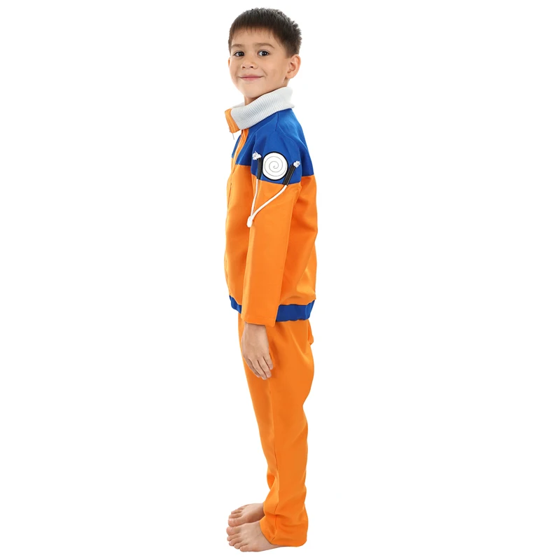 Kids cosplay costume Calssic Anime Cosplay Children Cosplay Costumes juvenile Uzumaki Narut kids European size superhero cosplay costume kids cosplay costume