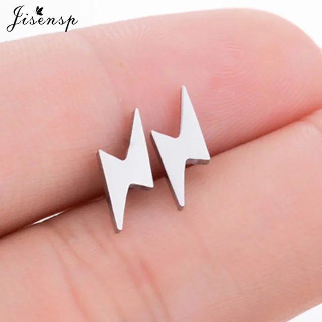Mini Stainless Steel Earings Fashion Jewelry Small Animal Ear Studs Punk Cross Star Dragon Ballet Stud Earrings Pendientes Gifts GED106