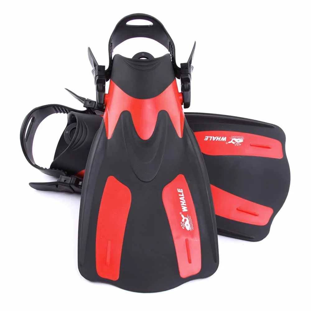 Red ML to XL Кит FN-200 плавники для плавания для взрослых короткие Подводные плавники для плавания ming ласты для ног ласты для дайвинга с каблуком - Цвет: Red ML to XL