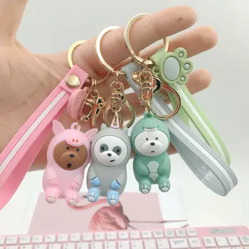 

Cute cartoon character key chain bag pendant birthday gift girl boy fashion key ring
