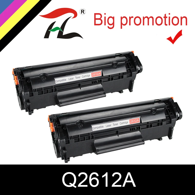 Тонер-картридж HTL Q2612A q2612 12a 2612 2612a для HP LaserJet 1010 1012 1015 1020 3015 3020 3030 3050 1018 1022 1022N 2 шт. |