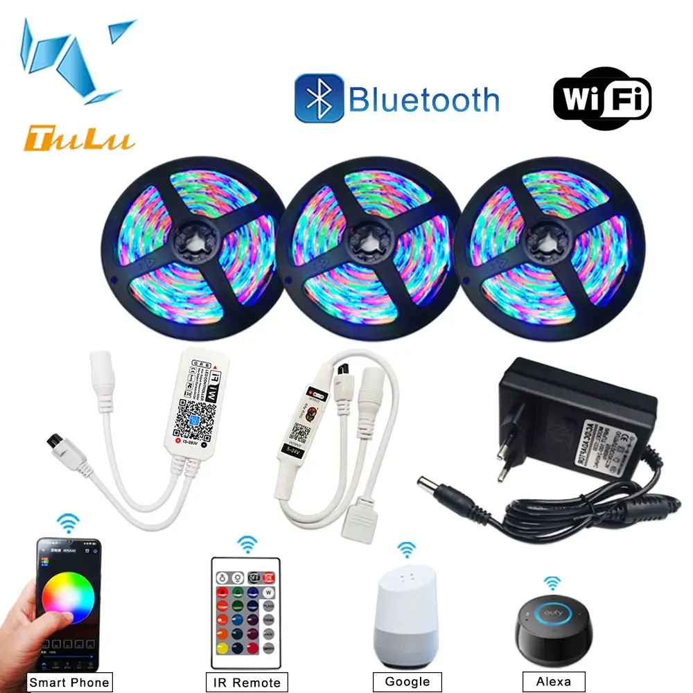 Светодиодная ленсветильник RGB SMD 3528 5050 12 В 30/25/20/15/10/5 м | Лампы и освещение