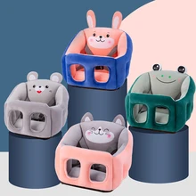 

New cartoon portable baby dining chair multifunctional baby car can be fixed BB stool learn to sit sofa cover