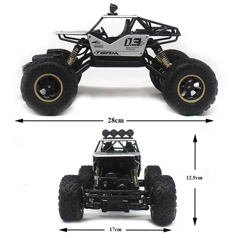27cm Off-road RC car Dirt bike with Four-Wheel Model climbing vehicle high speed remote control Racing Car electronic Kids Toys