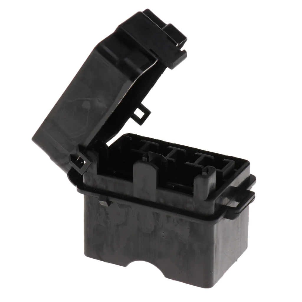 Fuse Block Holder Box Auto Car Boat 4-Ways Circuit ATC ATO Blade Set 12V-24V-32V