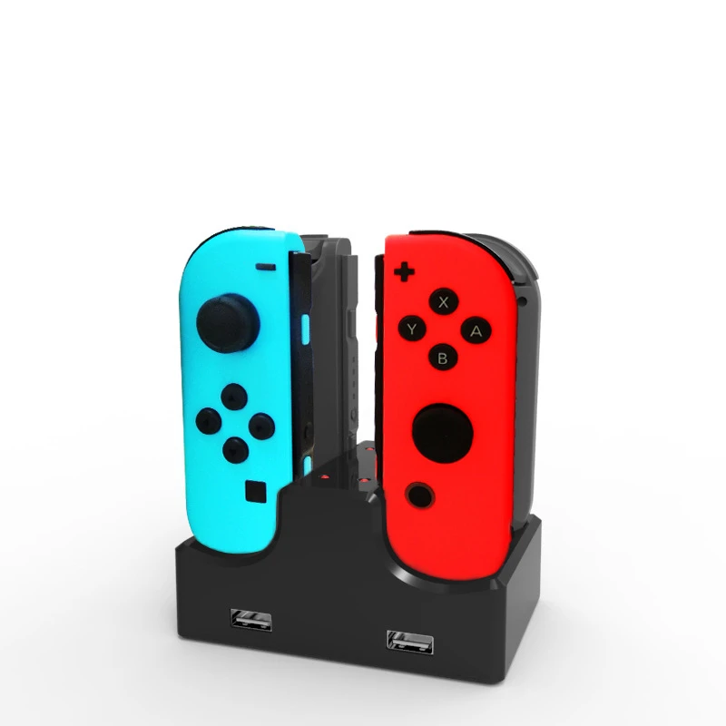 

Vogek Charging Dock Station Charger for Nintend Switch NS Joy-Con 2 USB Ports Chargeable Stand for N-Switch Portable Bracket
