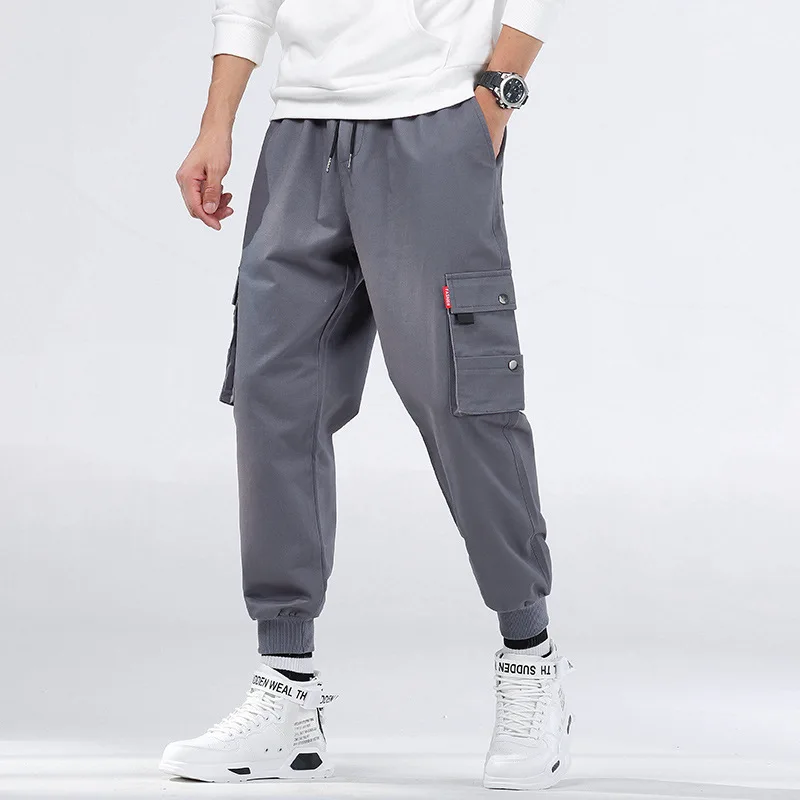 

Workwear Camouflage Casual Pants Men's Spring And Autumn Students Large Size Fat Suit Popular Brand Ankle Banded Pants Sub-