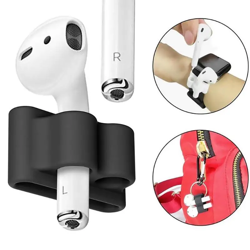 Силиконовый держатель для наушников Airpods Pro/Airpods 1 2 ремешка с защитой от потери Air