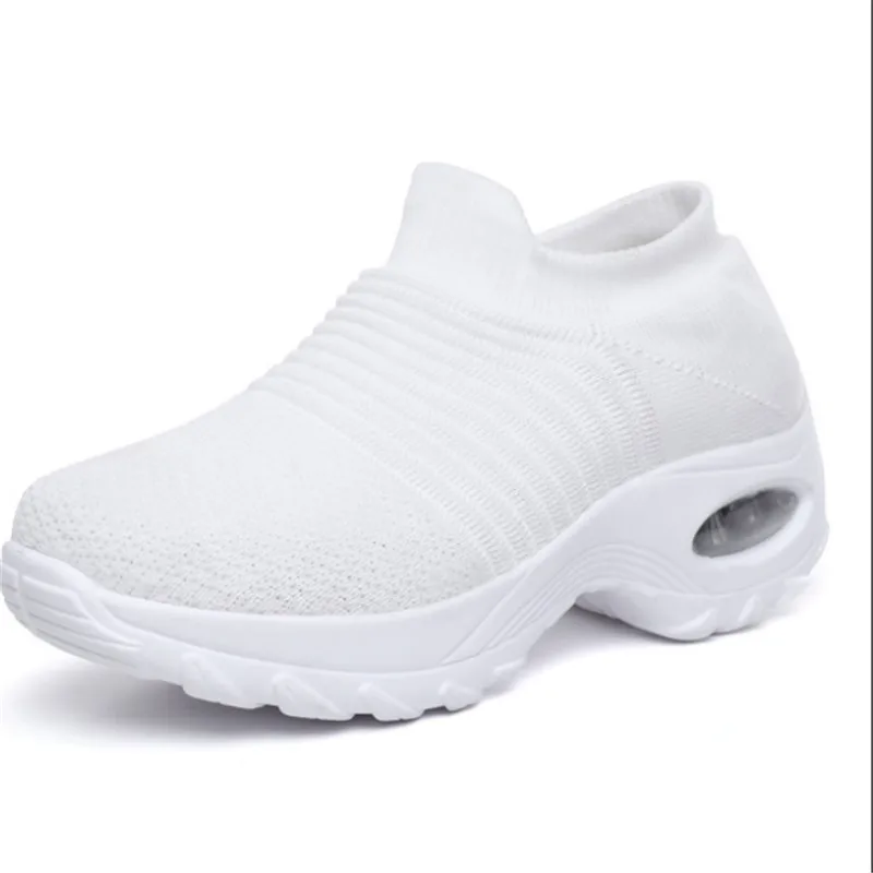 Размер 35-42, женские носки беговые кроссовки, воздух, демпфирующие zapatos de mujer, сетчатые кроссовки для отдыха, scarpe donna, спортивная обувь для женщин, для бега - Цвет: F