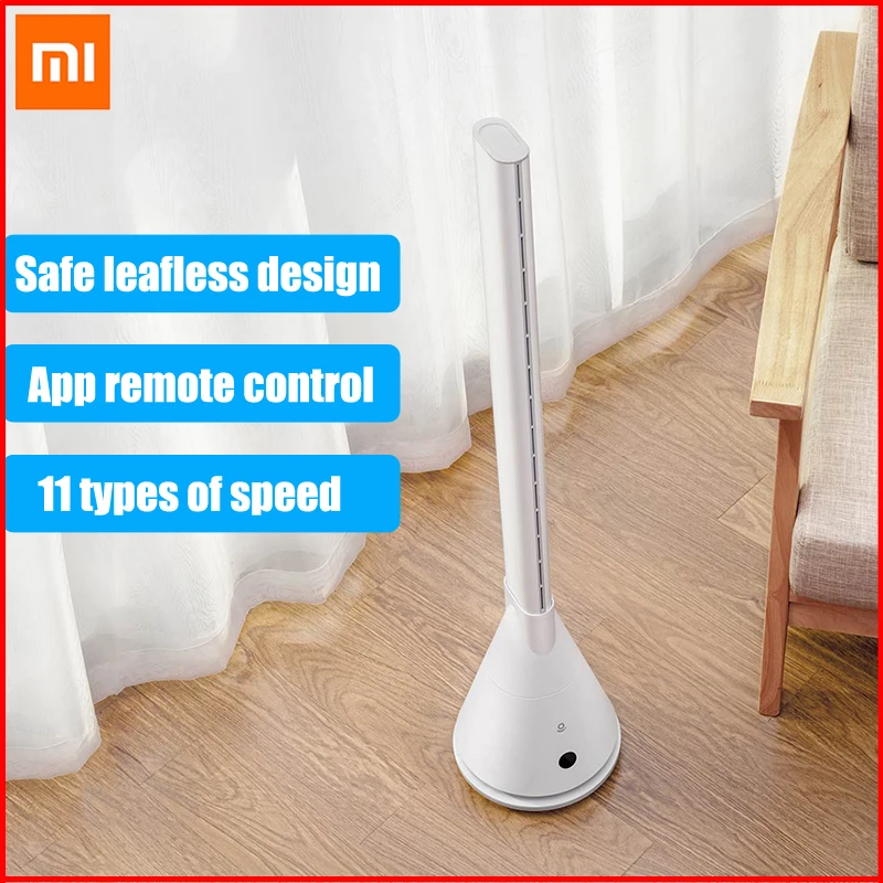 

2019 New Xiaomi Rosou SS4 Intelligent Fan Bladeless APP Remote Control 11 Speed Natural Wind Vertical Timing Fan For Home Office