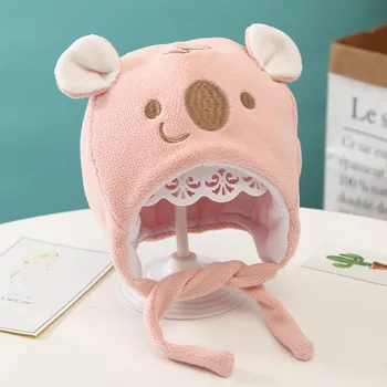 

Newborn Baby Boys Girls Winter Cartoon Cute Villus Keep Warm Hat Cap babies cap bonnet enfant newborn photography Bonnet bébé#2